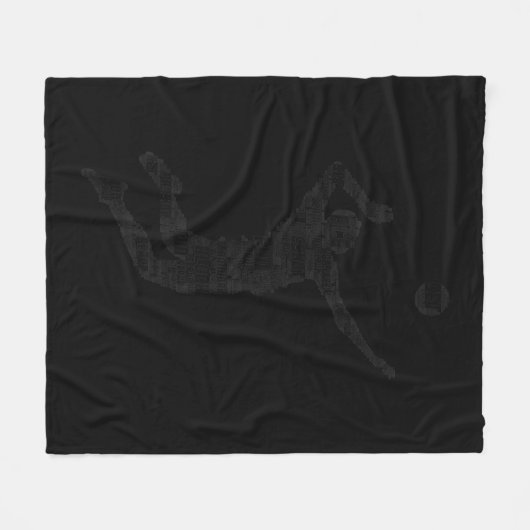 Volleyball Player Boys Jugendliche 6 Fleecedecke (Vorderseite (Horizontal))