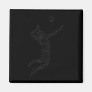 Volleyball Player Boys Jugendliche 6 Magnet