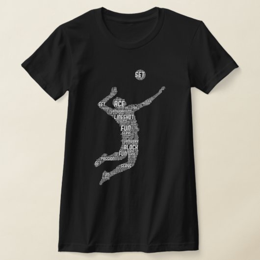 Volleyball Player Boys Jugendliche Männer T-Shirt (Ablage )
