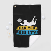 Volleyball Player | Can You Dig It Golfhandtuch (Insitu)