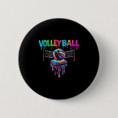 Volleyball Player Drip Ice Cream Drip Volleyball L Button (Vorderseite)