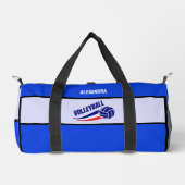 Volleyball Player Girl, Geburtstag, französische F Duffle Bag (Vorderseite)