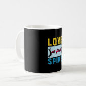 Volleyball Player | Love At First Spike Kaffeetasse (Vorderseite Links)