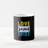 Volleyball Player | Love At First Spike Kaffeetasse (Mittel)