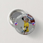 Volleyball Player Name Name Team und Foto hinzufüg Button (Vorne & Hinten)