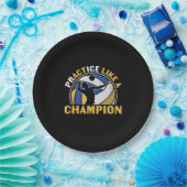 Volleyball Player | Practice Like A Champion Pappteller (Party)