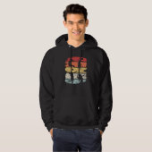 Volleyball Player Retro Hoodie (Vorne ganz)