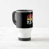 Volleyball Player Retro Reisebecher (Vorderseite Links)