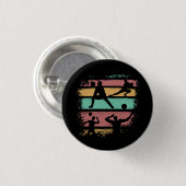 Volleyball Player Retro Vintag Button (Vorne & Hinten)