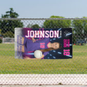 Volleyball Player Senior Night Customized Photo Banner (Insitu)