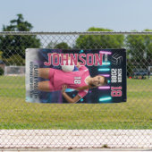 Volleyball Player Senior Night Photo Futuristic Banner (Insitu)