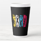 Volleyball Player | Set Spike Repeat Milchtasse (Vorderseite)