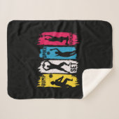 Volleyball Player | Set Spike Repeat Sherpadecke (Vorderseite (Horizontal))