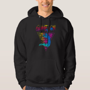 Volleyball Player Team Retro 80er 90er Vintag Game Hoodie