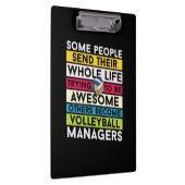 Volleyball Player | Volleyball Managers Klemmbrett (Rechts)