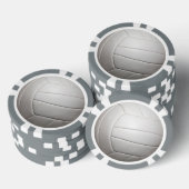 Volleyball-Poker-Chips nach Maß Pokerchips (Stapel)