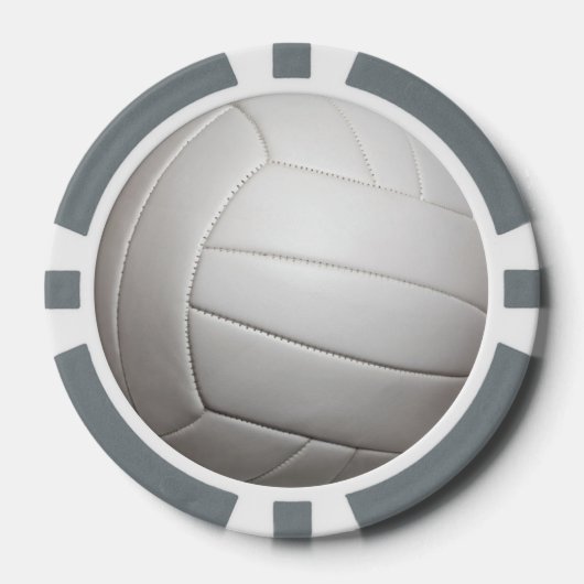 Volleyball-Poker-Chips nach Maß Pokerchips (Vorderseite)