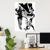 Volleyball Poster (Heimbüro)