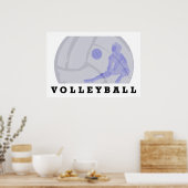 Volleyball Poster (Küche)