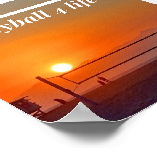Volleyball Poster (Ecke)