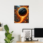 Volleyball Poster (Heimbüro)