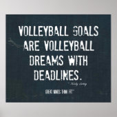 Volleyball Poster 005 - Denim Inspiration (Vorne)
