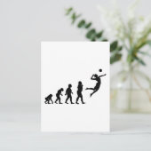 Volleyball Postkarte (Stehend Vorderseite)