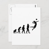 Volleyball Postkarte (Vorne/Hinten)