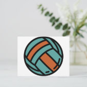 Volleyball Postkarte (Stehend Vorderseite)