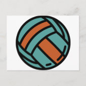 Volleyball Postkarte (Vorderseite)