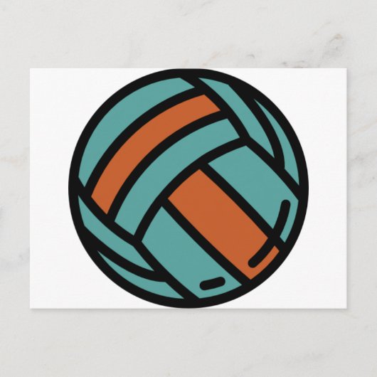 Volleyball Postkarte (Vorderseite)