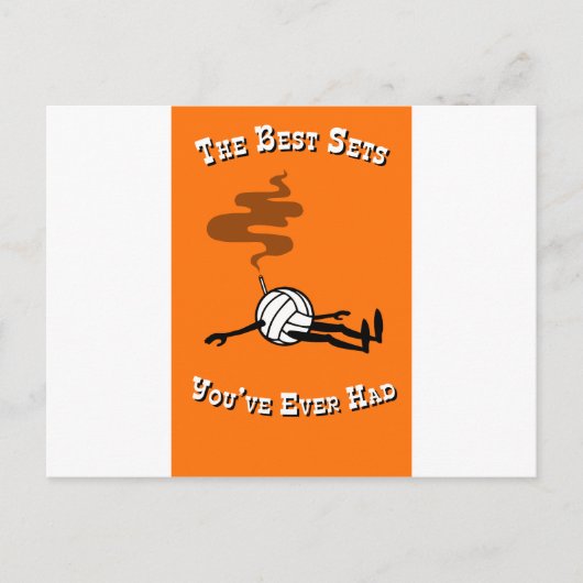 Volleyball Postkarte (Vorderseite)
