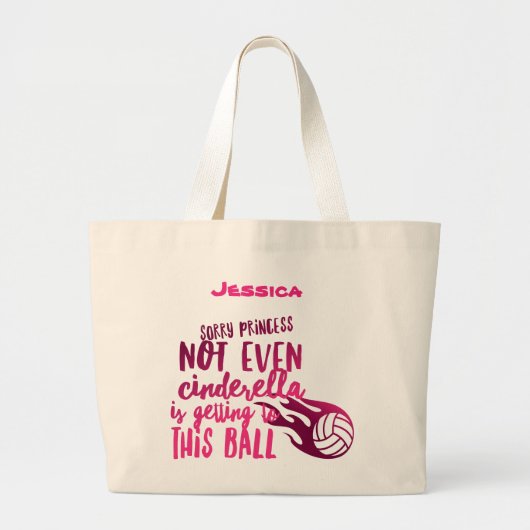 Volleyball Princess Jumbo Tasche (Vorne)