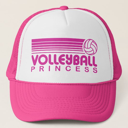 Volleyball Princess Truckerkappe (Vorderseite)