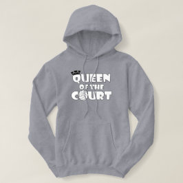 Volleyball Queen of the Court Niedlich Sports Wome Hoodie