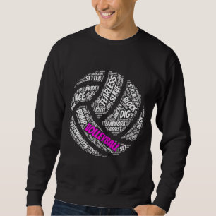 Volleyball Redewendungen Geschenk für Mädchen und  Sweatshirt
