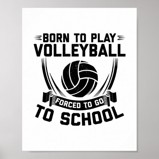 Volleyball-Redewendungen | Team Coach Sport Gesche Poster (Vorne)