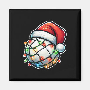 Volleyball Reindeer Funny Christmas Player Xmas Pj Magnet