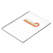 Volleyball Retro Cooler Vintager Volleyballspieler Notizblock (Linke Seite)