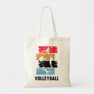 Volleyball Retro Vintage Volleyball-Spieler Traine Tragetasche