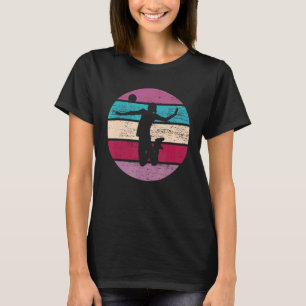 Volleyball Retro Volleyball Spieler T-Shirt