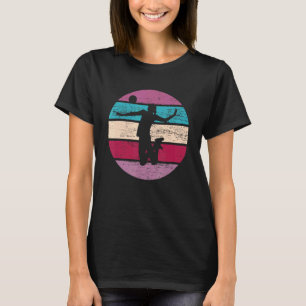 Volleyball Retro Volleyball Spieler T-Shirt