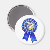 Volleyball Ribbons 1 Magnet (Vorderseite/Rückseite)