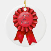 Volleyball Ribbons 2 Keramikornament (Hinten)