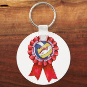 Volleyball Ribbons 2 Schlüsselanhänger (Vorderseite)