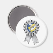 Volleyball Ribbons 3 Magnet (Vorderseite/Rückseite)