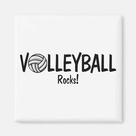 Volleyball Rocks Magnet (Vorne)