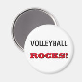 Volleyball Rocks Magnet (Vorderseite/Rückseite)