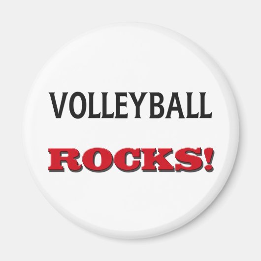 Volleyball Rocks Magnet (Vorne)