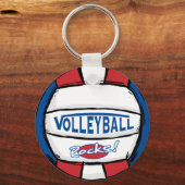 Volleyball Rocks Schlüsselanhänger (Vorderseite)